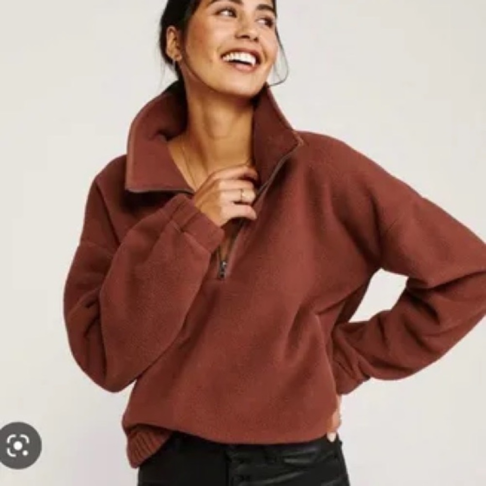 Abercrombie & Fitch Quarter zip fleece